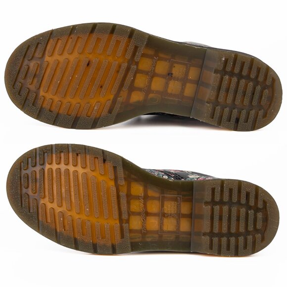 DR MARTENS 1460 Pascal English Vintage Rose Floral Combat Boots 9 - Picture 13 of 13